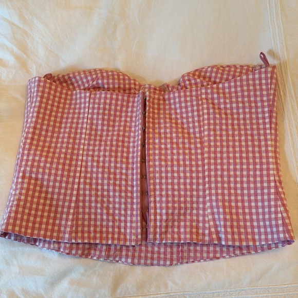 Zara Gingham Corset - Picture 2 of 3